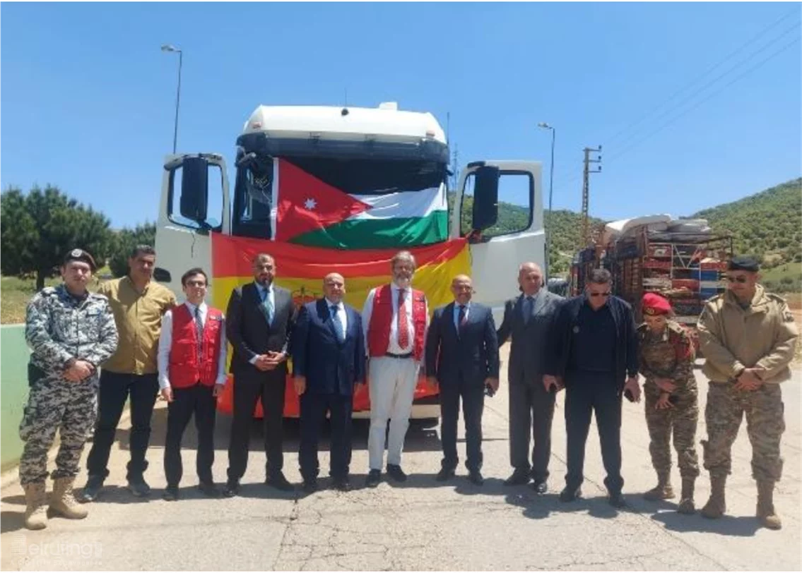 Spain contributes to the humanitarian response in Lebanon within the framework of the Jordanian humanitarian corridor